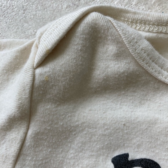 Tenth & Pine cream “nice list” cream onesie - Picture 4 of 5